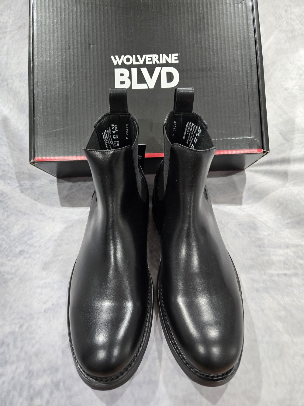 Wolverine BLVD Chelsea Boot in black leather